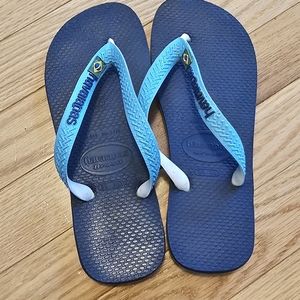 🌷3/$15🌷 Havaianas Brazil Brasil Flip Flops